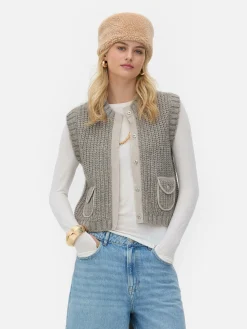 Pulls Et Gilets|Primark Gilet De Costume En Maille Rita Ora Gris