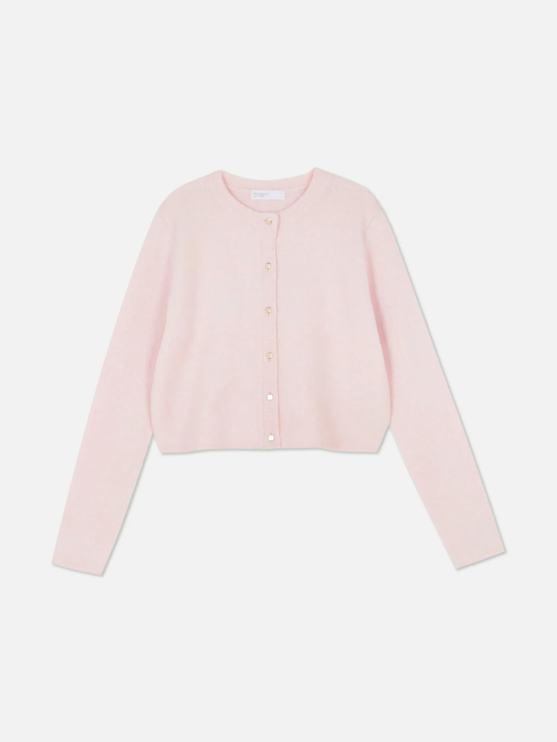 Pulls Et Gilets|Primark Gilet En Maille Boutonné Rose