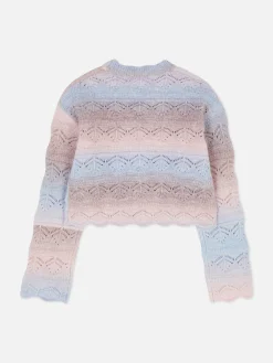Pulls Et Gilets|Primark Gilet En Pointelle Effet Dégradé Multicolore