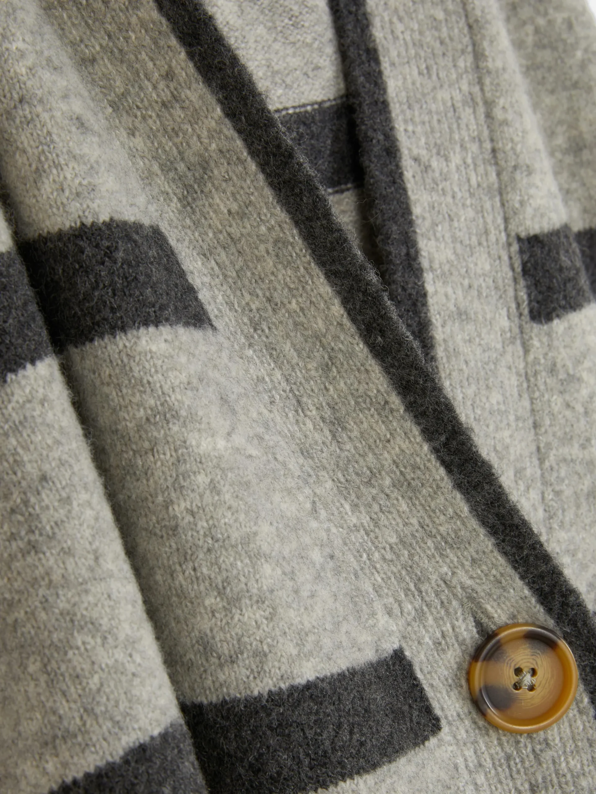 Pulls Et Gilets|Primark Gilet Long à Rayures Gris