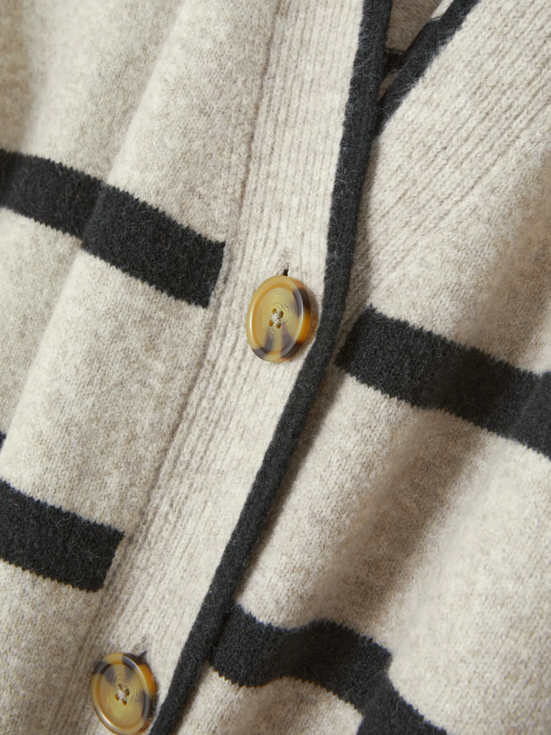 Pulls Et Gilets|Primark Gilet Long à Rayures Beige
