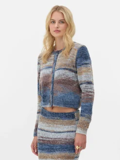 Pulls Et Gilets|Primark Gilet Space Dye à Coordonner Rita Ora Bleu marine