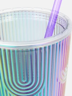 Tasses Et Mugs|Primark Gobelet Avec Couvercle Et Paille Pride Multicolore