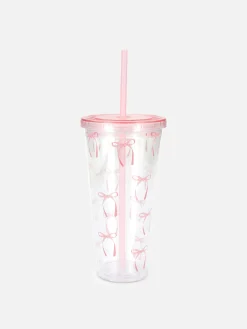Tasses Et Mugs|Primark Gobelet Avec Paille Rose clair