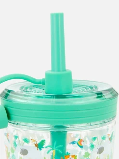 Tasses Et Mugs|Primark Gobelet Imprimé Avec Paille Vert