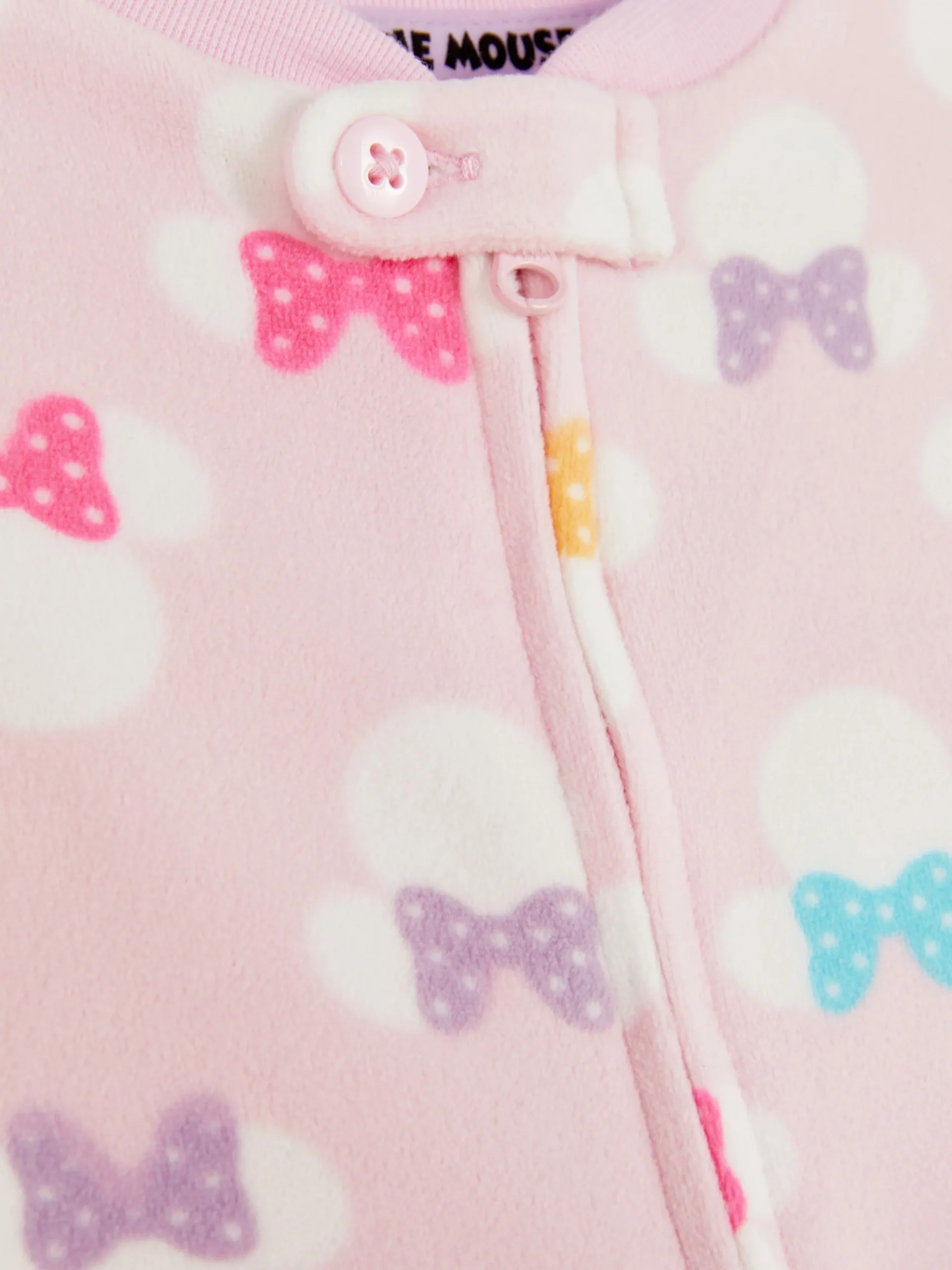 Pyjamas Et Vêtements De Nuit|Grenouillères Et Gigoteuses|Primark Grenouillère En Tissu Minky Disney Minnie Mouse Rose
