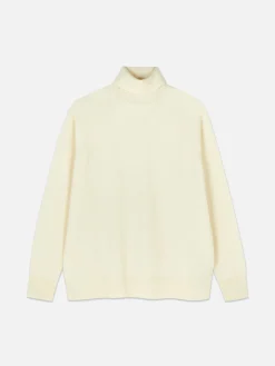Pulls Et Gilets|Primark Haut à Manches Longues Et à Col Roulé Ivoire