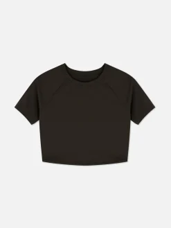 Vêtements De Sport|Primark Haut Court De Sport En Tissu Ultra-doux Rita Ora Chocolat