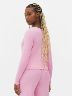 Hauts De Pyjama|Primark Haut De Pyjama En Pointelle Hello Kitty Rose