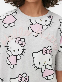 Hauts De Pyjama|Primark Haut De Pyjama Hello Kitty Gris chiné