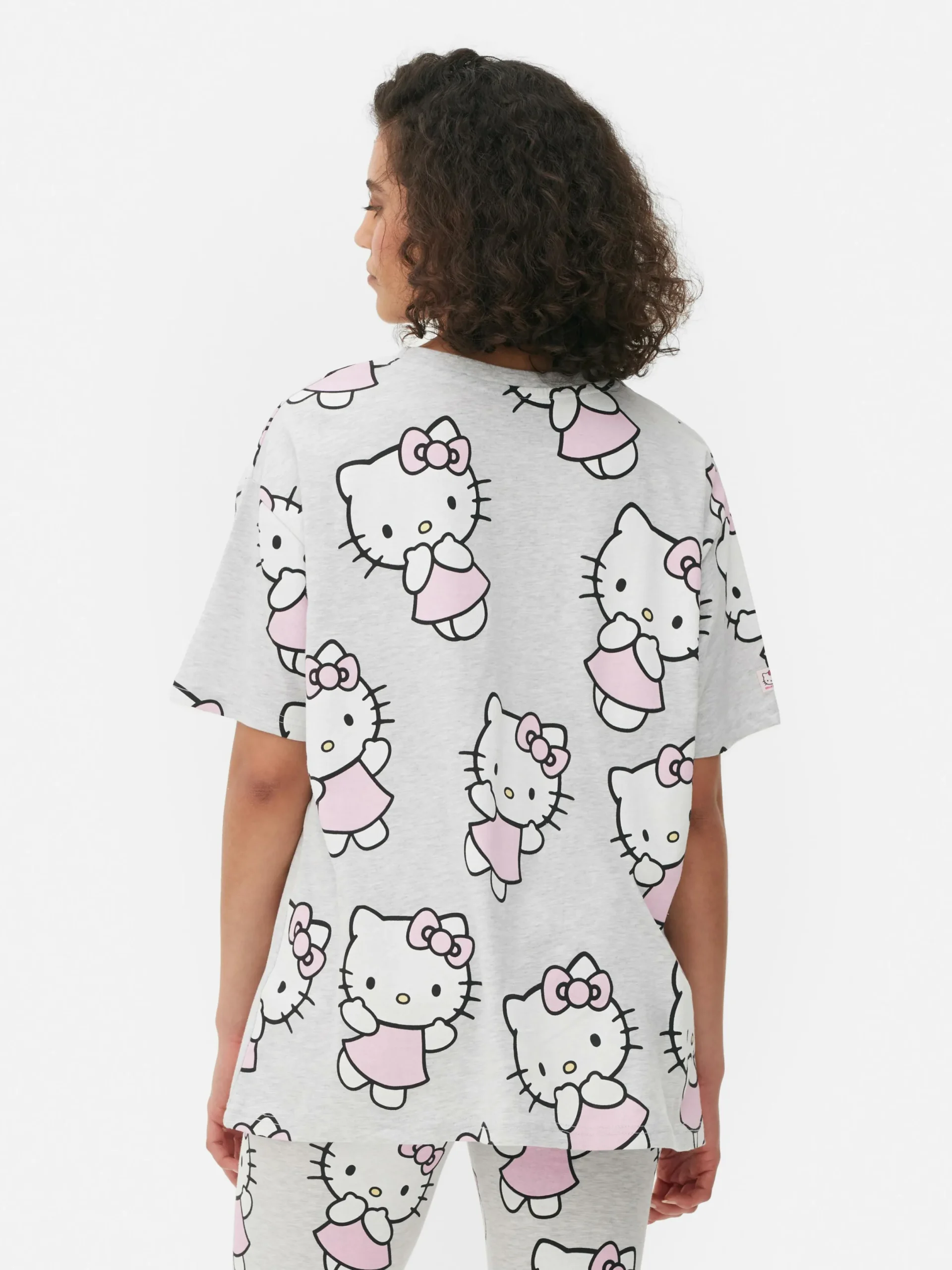 Hauts De Pyjama|Primark Haut De Pyjama Hello Kitty Gris chiné