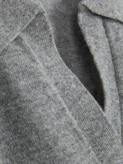 Pulls Et Gilets|Primark Haut En Maille Fine à Col Et Manches Courtes Gris