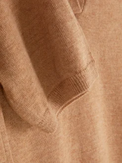 Pulls Et Gilets|Primark Haut En Maille Fine à Col Et Manches Courtes Camel