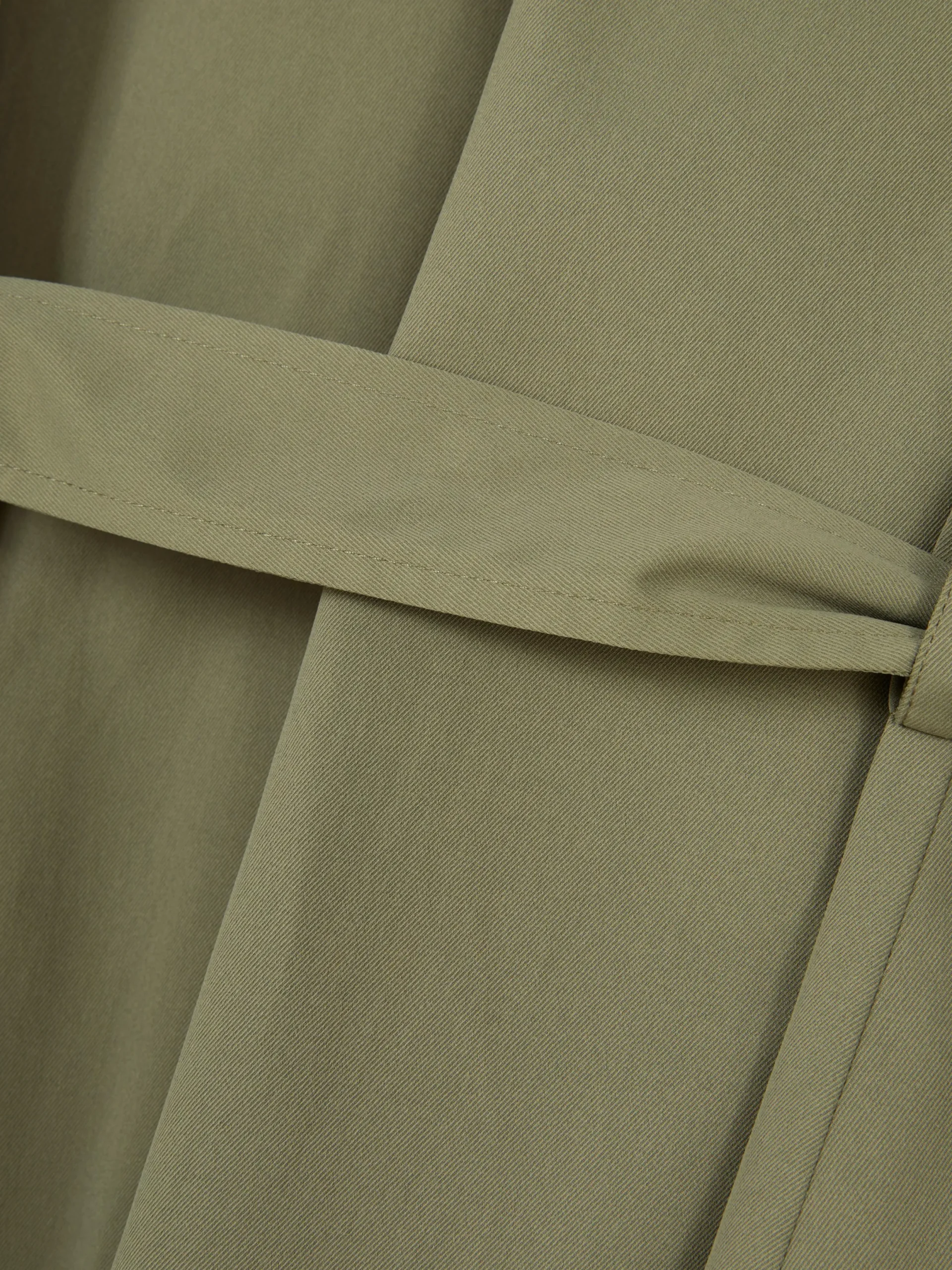 Manteaux Et Vestes|Primark Imperméable à Double Boutonnage Et Ceinture Kaki