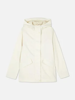 Manteaux Et Vestes|Primark Imperméable à Fermeture Discrète Ivoire