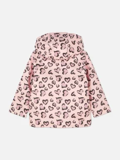 Manteaux Et Vestes|Primark Imperméable à Motif Cœur Léopard Rose