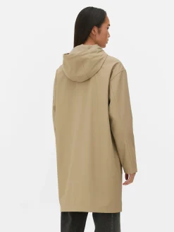 Manteaux Et Vestes|Primark Imperméable Caoutchouté à Capuche Camel