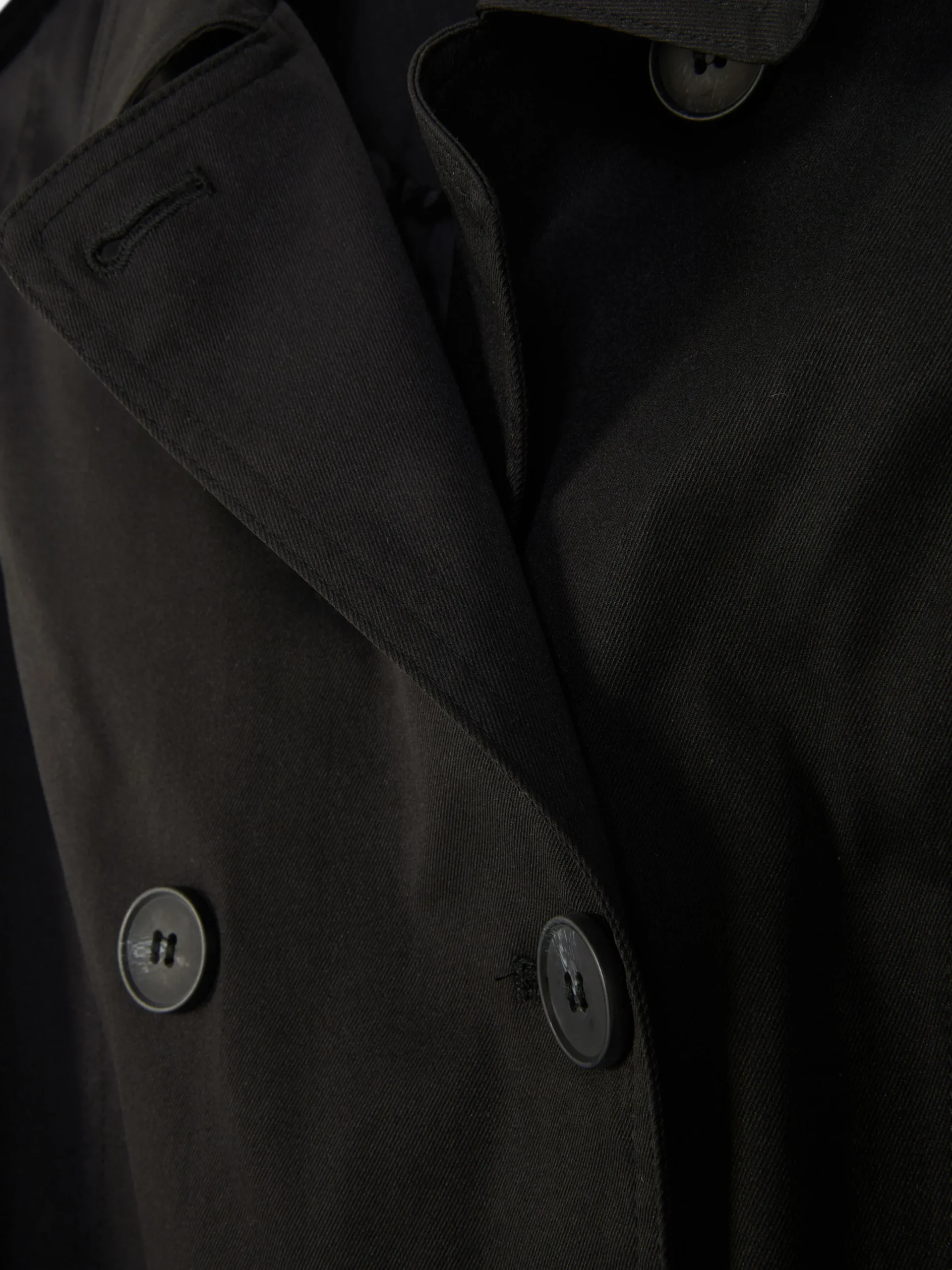 Manteaux Et Vestes|Primark Imperméable Croisé Classique Noir
