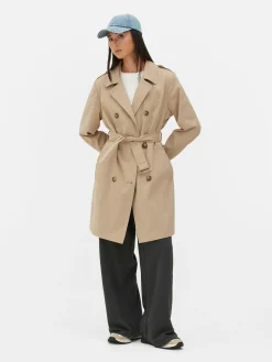 Manteaux Et Vestes|Primark Imperméable Croisé Classique Camel