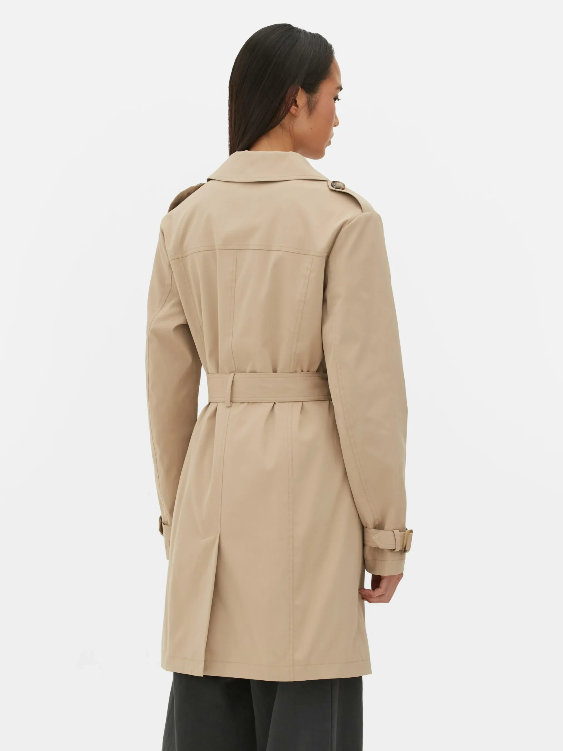 Manteaux Et Vestes|Primark Imperméable Croisé Classique Camel
