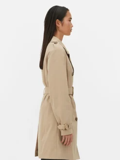 Manteaux Et Vestes|Primark Imperméable Croisé Classique Camel