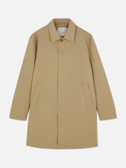 Manteaux Et Vestes|Primark Imperméable Long à Boutonnage Simple Beige