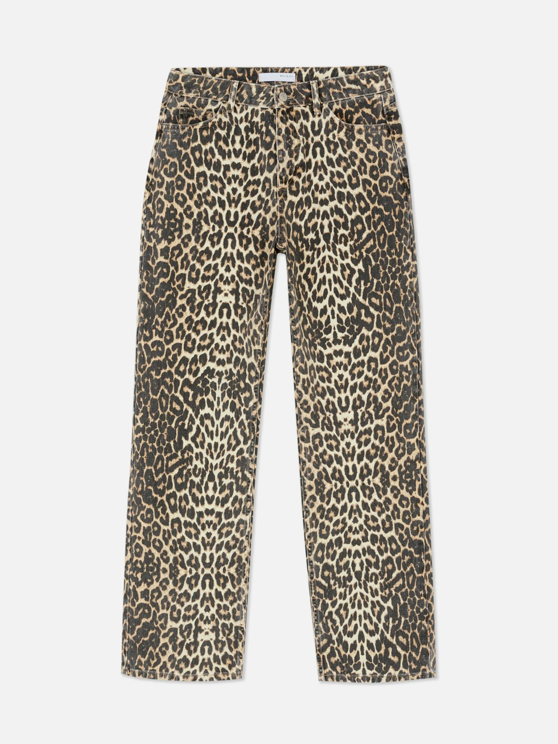 Jean|Primark Jean à Imprimé Léopard Marron