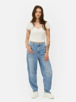 Jean|Primark Jean Barrel Bleu clair