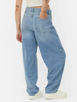 Jean|Primark Jean Barrel Bleu clair