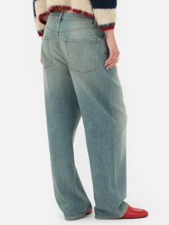 Jean|Primark Jean Dad Déchiré Rita Ora Bleu clair