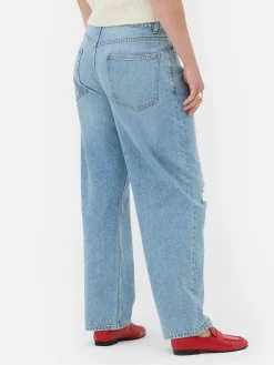 Jean|Primark Jean Dad Déchiré Rita Ora Bleu moyen