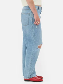 Jean|Primark Jean Dad Déchiré Rita Ora Bleu moyen