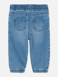 Pantalons Et Leggings|Primark Jean Denim à Revers Bleu moyen