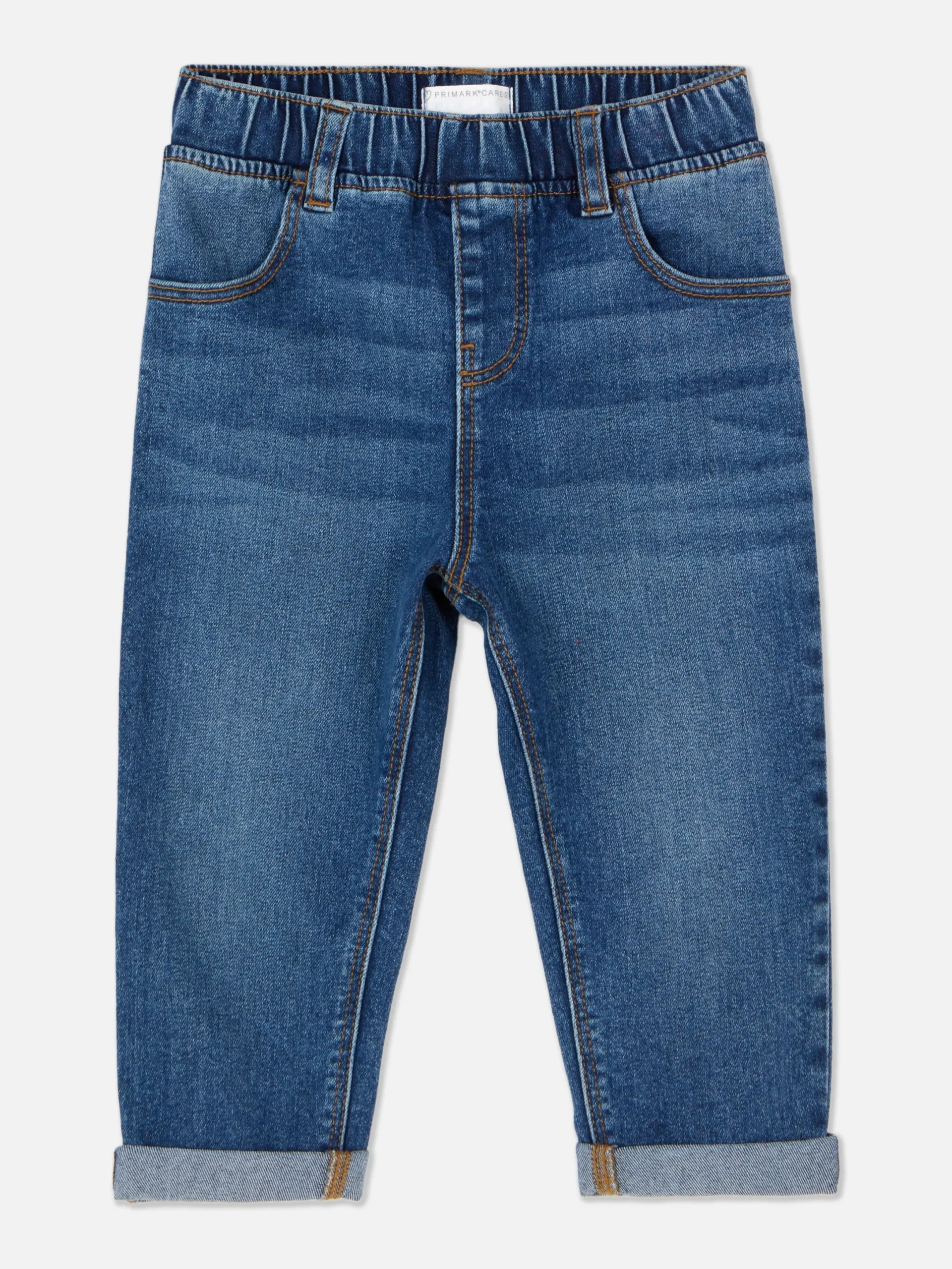 Pantalons Et Leggings|Primark Jean Denim à Revers Bleu moyen