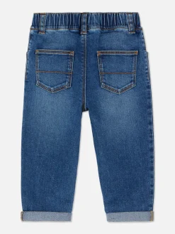 Pantalons Et Leggings|Primark Jean Denim à Revers Bleu moyen