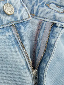 Denim|Jean|Primark Jean Denim Ample à Effet Vieilli Bleu clair