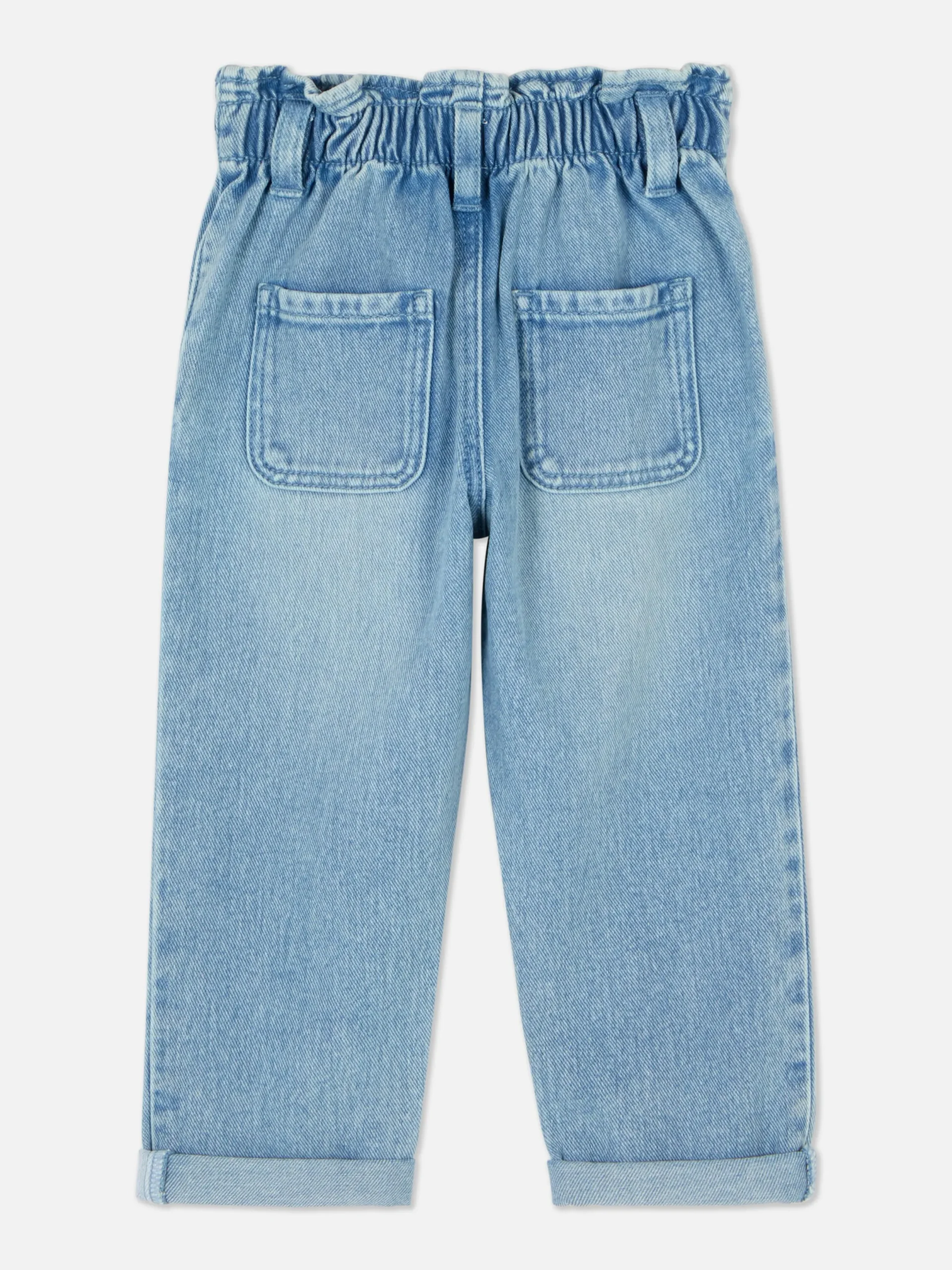 Pantalons Et Leggings|Primark Jean Denim Brodé De Cœurs Bleu moyen