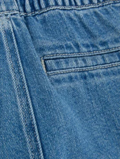 Pantalons Et Leggings|Primark Jean Denim Cargo Bleu moyen