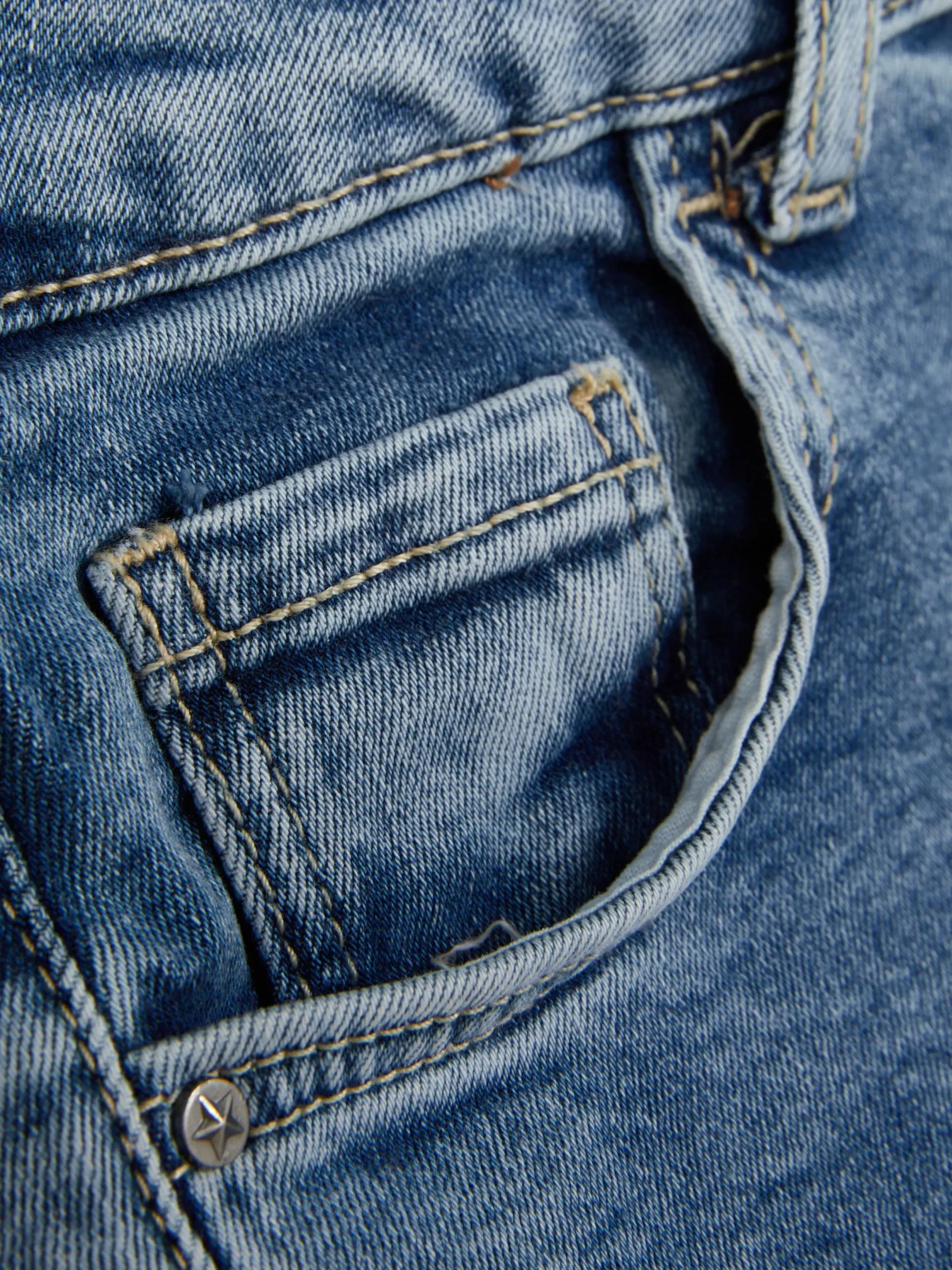 Jean|Primark Jean Denim Cargo évasé Bleu moyen