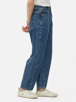 Denim|Jean|Primark Jean Denim Coupe Barrel Bleu moyen
