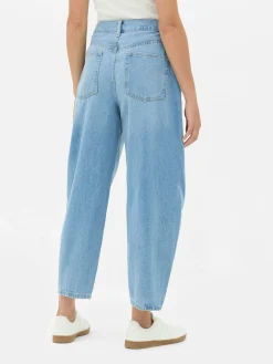 Denim|Jean|Primark Jean Denim Coupe Barrel Bleu clair