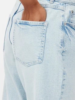 Denim|Jean|Primark Jean Denim Coupe Mom Bleu clair