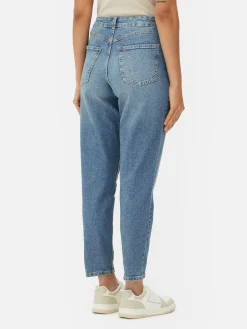 Denim|Jean|Primark Jean Denim Coupe Mom Bleu moyen