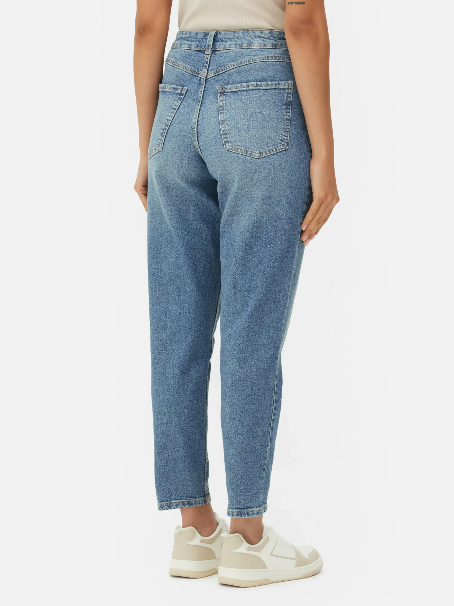 Denim|Jean|Primark Jean Denim Coupe Mom Bleu moyen