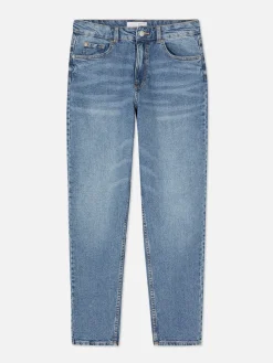 Denim|Jean|Primark Jean Denim Coupe Mom Bleu moyen
