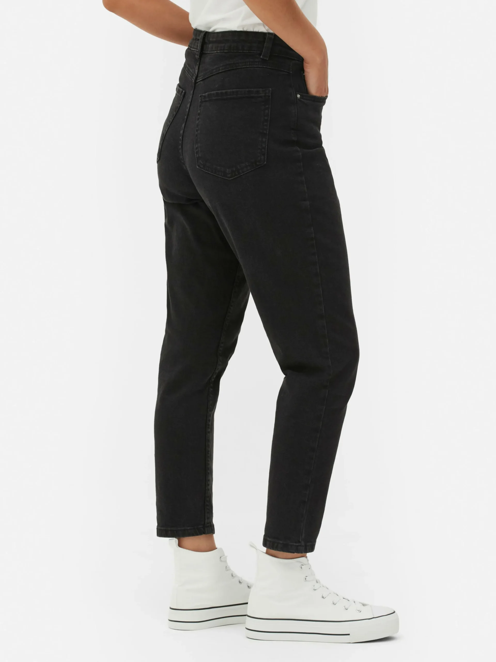 Denim|Jean|Primark Jean Denim Coupe Mom Noir