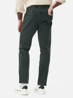 Jean|Primark Jean Droit Stretch Vert foncé