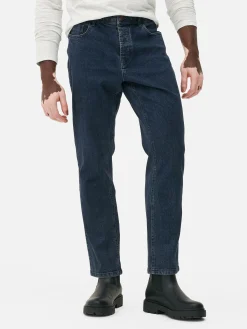 Jean|Primark Jean Droit Stretch Bleu foncé