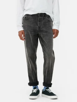 Jean|Primark Jean Droit Stretch Gris foncé