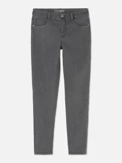 Denim|Jean|Primark Jean Skinny Taille Mi-haute Essential Gris